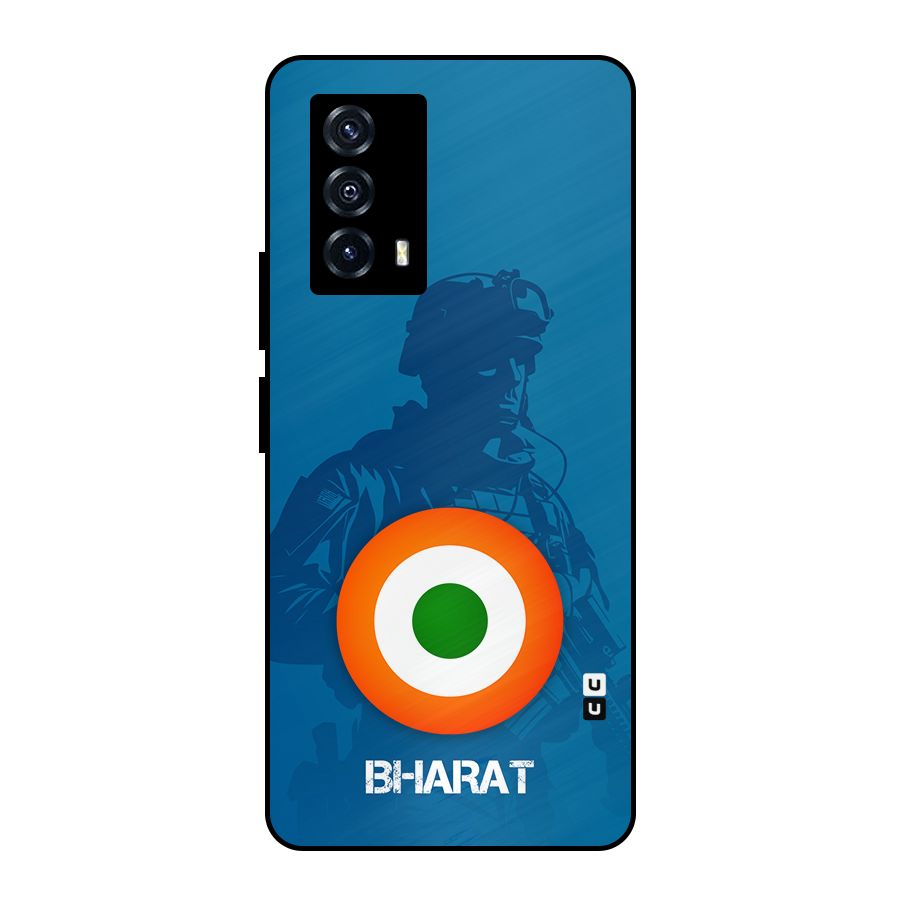 Bharat Commando Metal Back Case for iQOO Z5