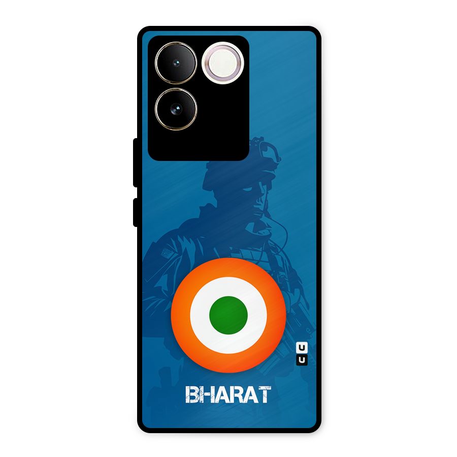 Bharat Commando Metal Back Case for iQOO Z7 Pro
