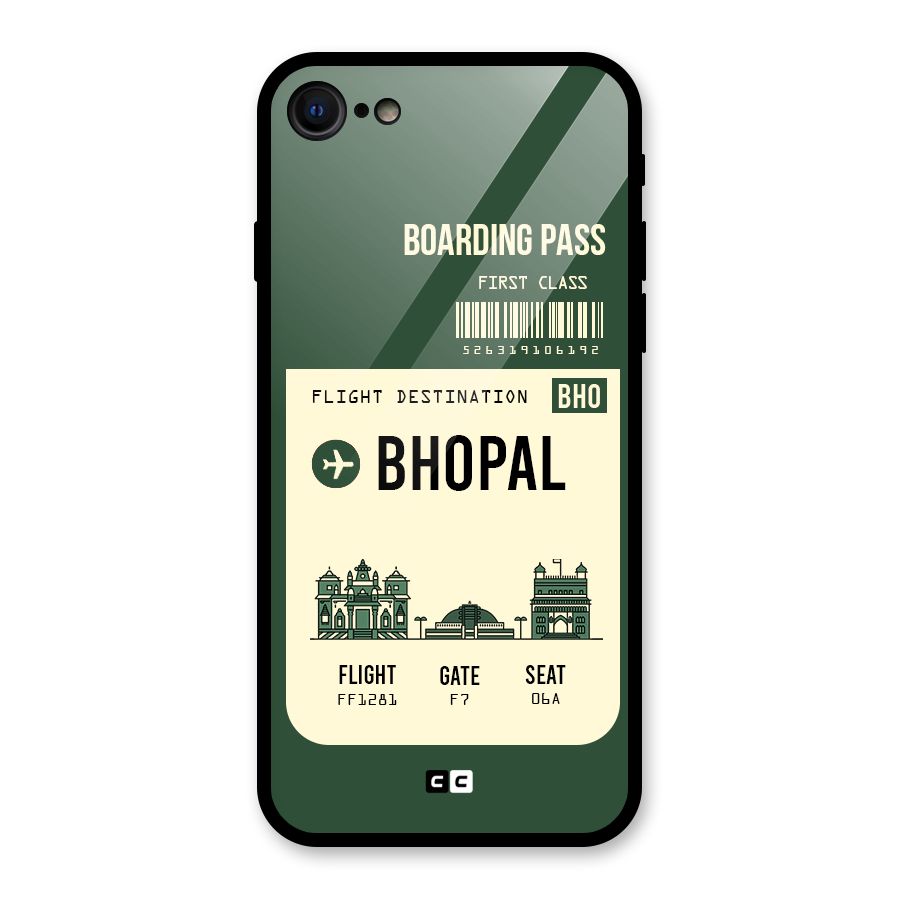 Bhopal Boarding Pass Glass Back Case for iPhone 7