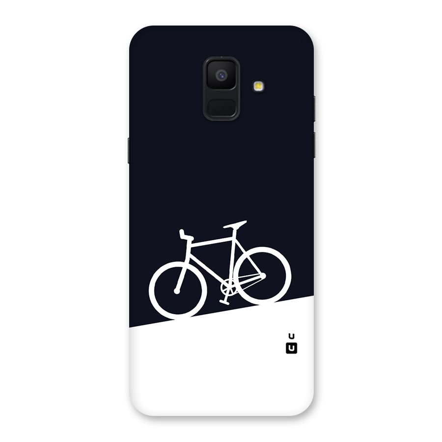 Bicycle Minimal Art Back Case for Galaxy A6 (2018)