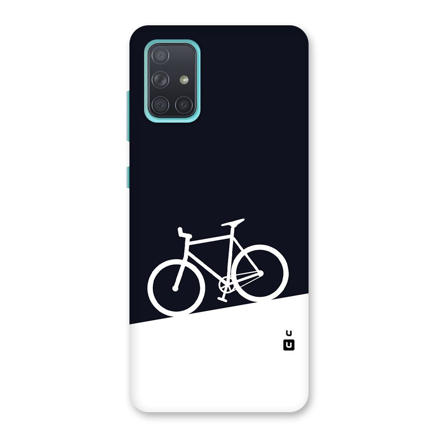 Bicycle Minimal Art Back Case for Galaxy A71
