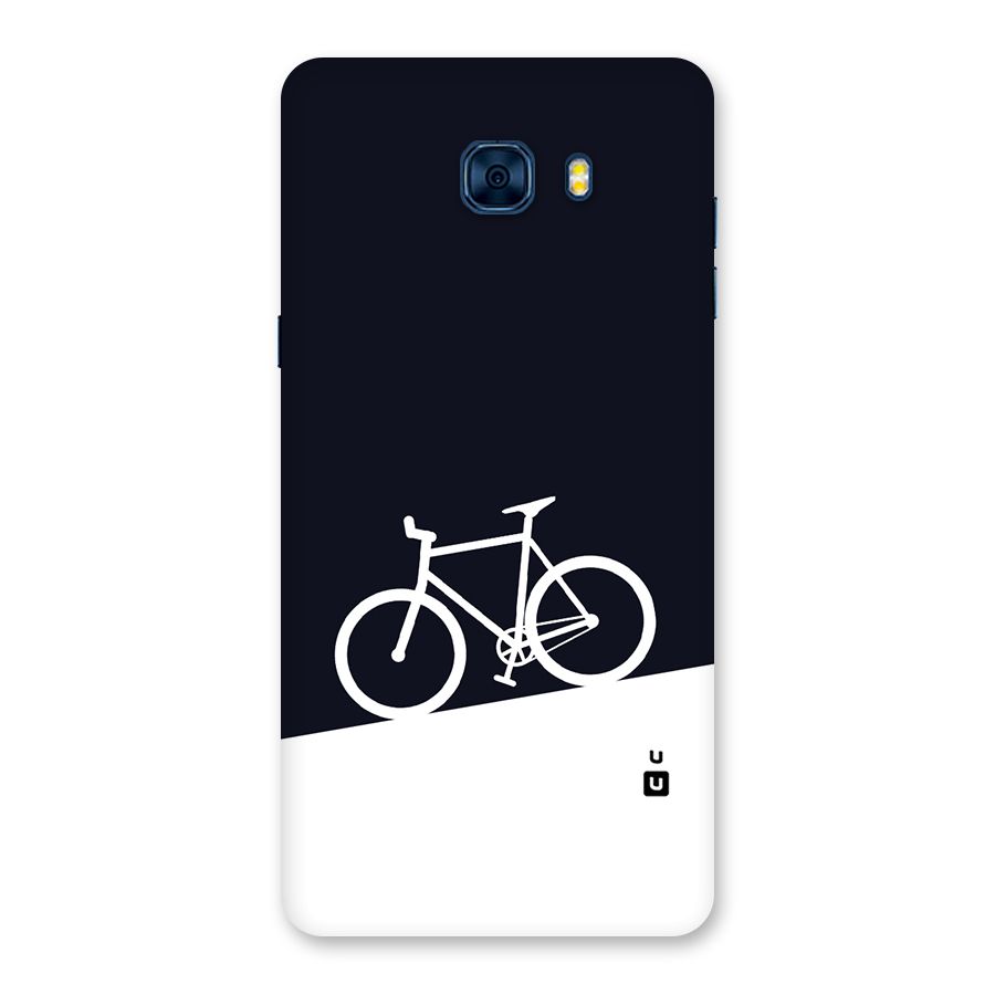 Bicycle Minimal Art Back Case for Galaxy C7 Pro