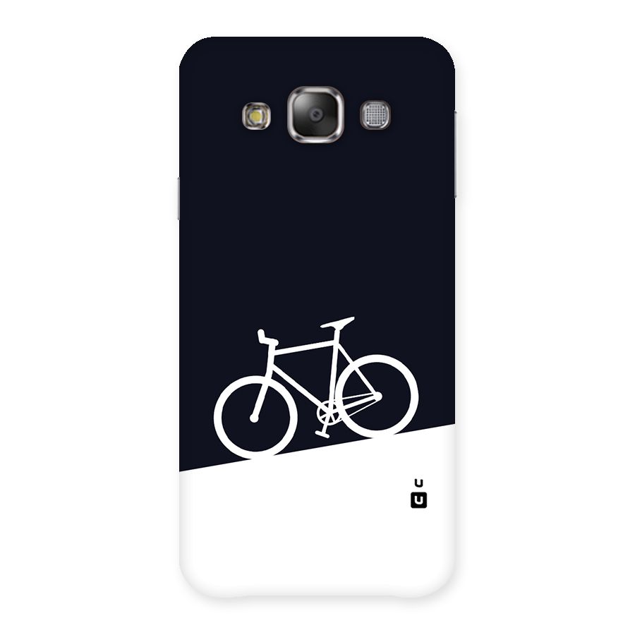 Bicycle Minimal Art Back Case for Galaxy E7