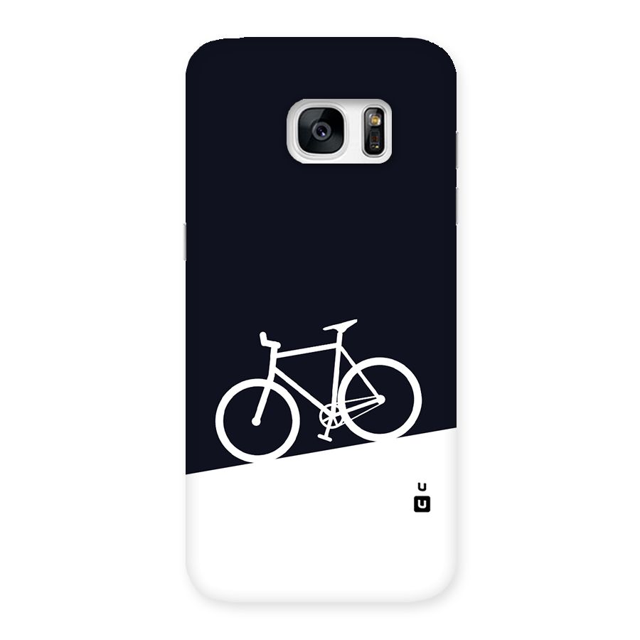 Bicycle Minimal Art Back Case for Galaxy S7 Edge