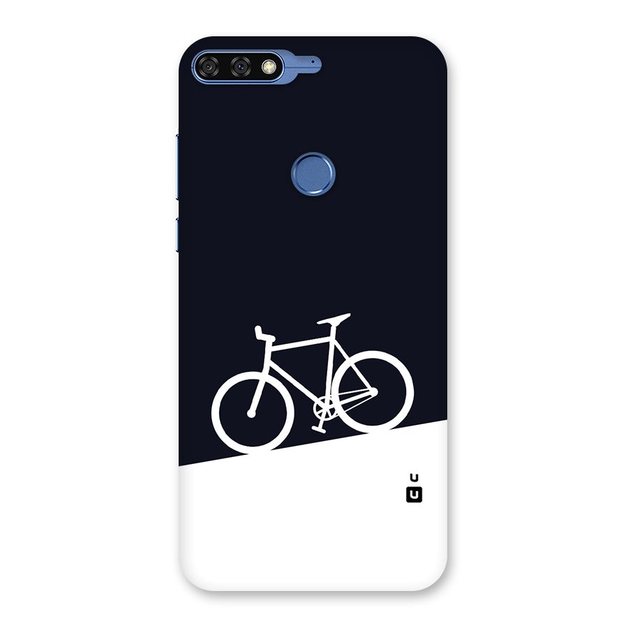 Bicycle Minimal Art Back Case for Honor 7C