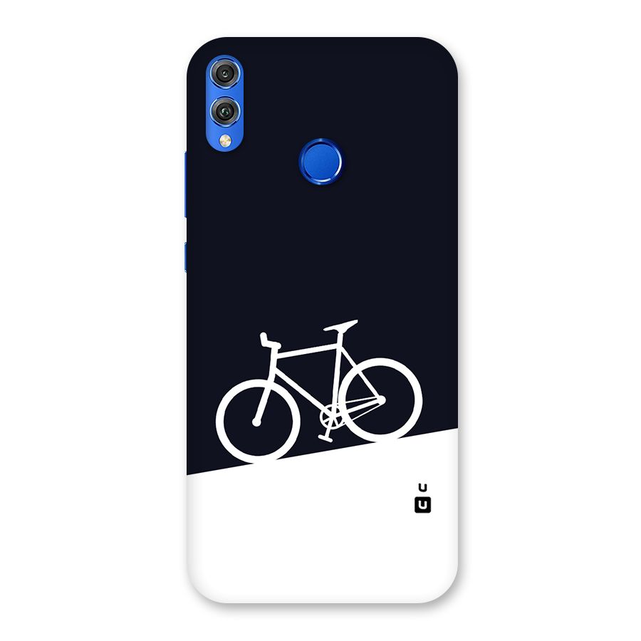 Bicycle Minimal Art Back Case for Honor 8X