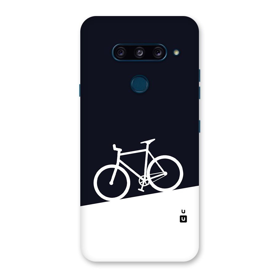 Bicycle Minimal Art Back Case for LG  V40 ThinQ