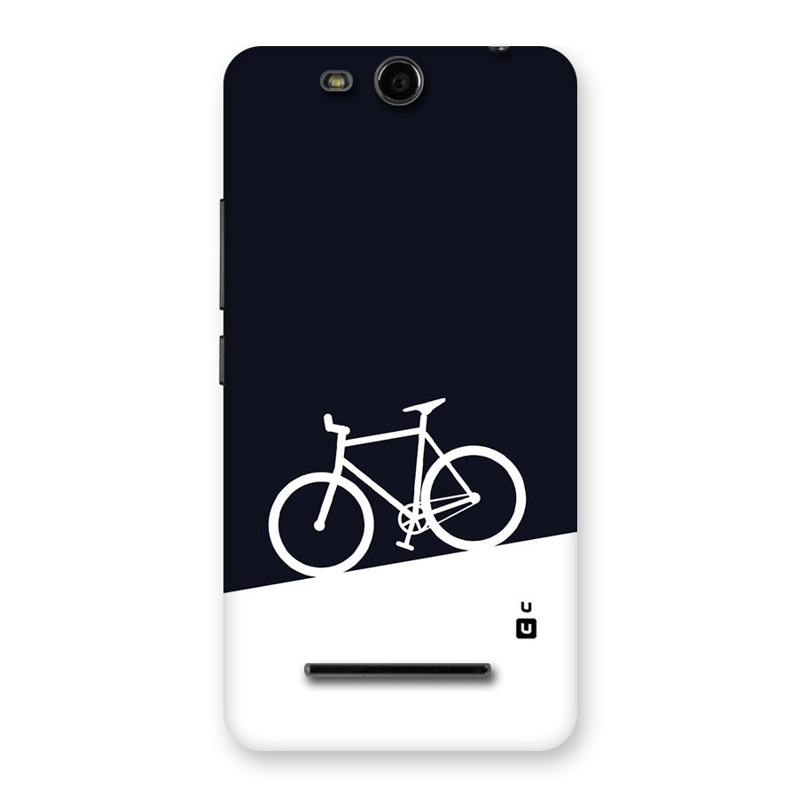 Bicycle Minimal Art Back Case for Micromax Canvas Juice 3 Q392
