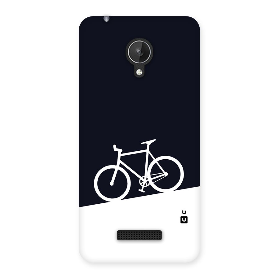 Bicycle Minimal Art Back Case for Micromax Canvas Spark Q380