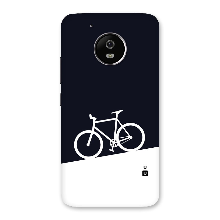 Bicycle Minimal Art Back Case for Moto G5