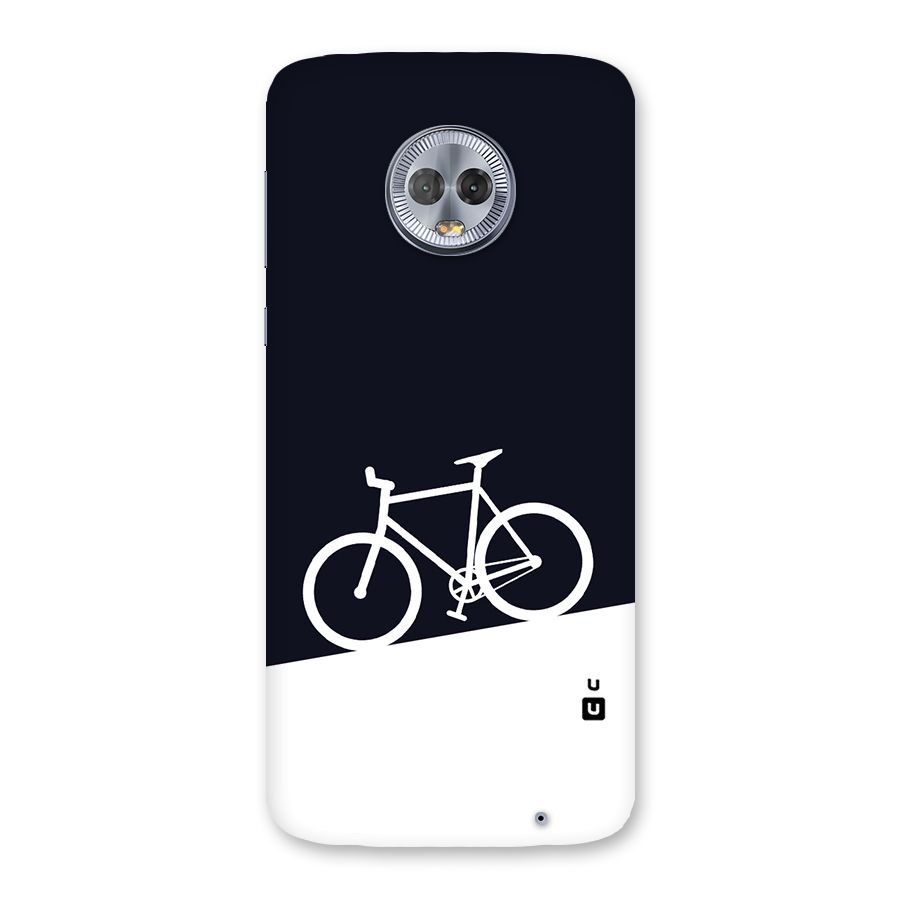 Bicycle Minimal Art Back Case for Moto G6 Plus