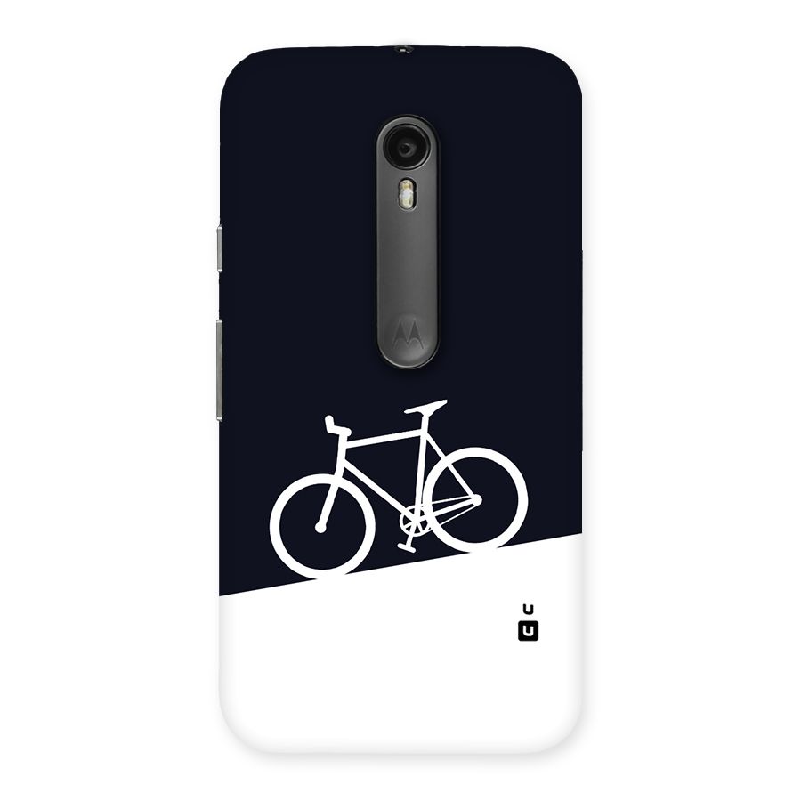 Bicycle Minimal Art Back Case for Moto G Turbo