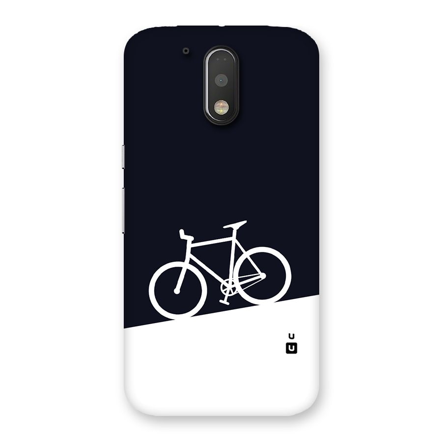 Bicycle Minimal Art Back Case for Motorola Moto G4 Plus