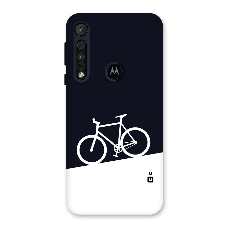 Bicycle Minimal Art Back Case for Motorola One Macro