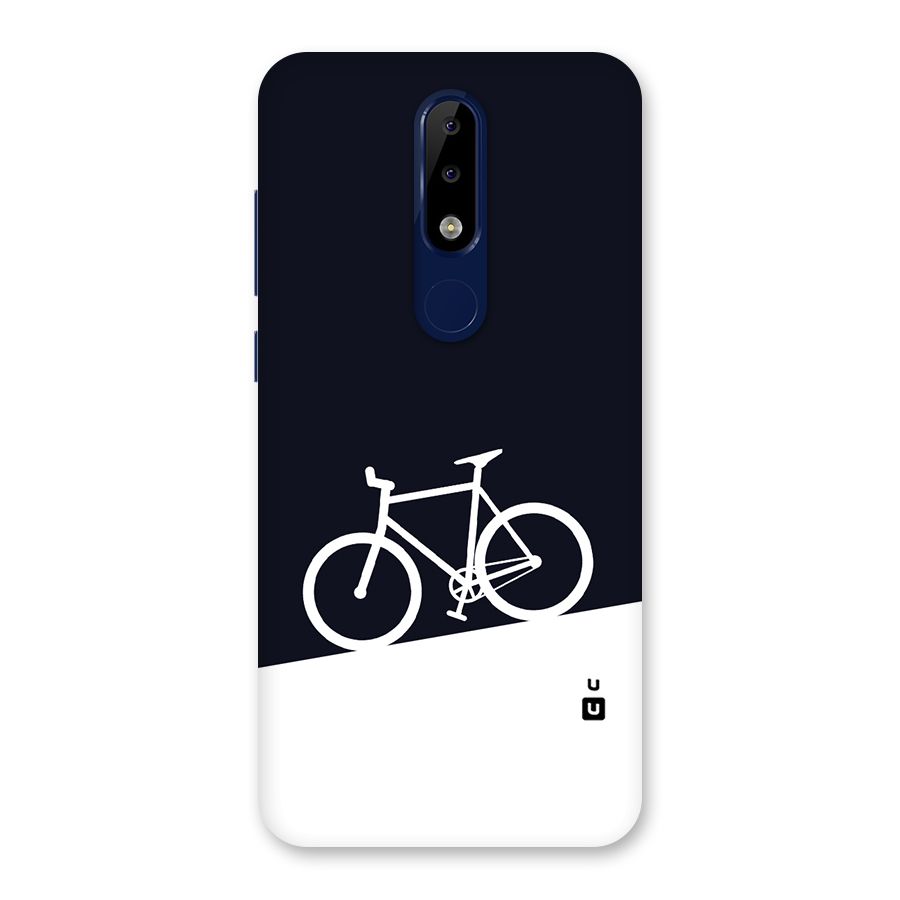 Bicycle Minimal Art Back Case for Nokia 5.1 Plus