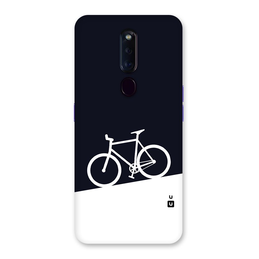 Bicycle Minimal Art Back Case for Oppo F11 Pro