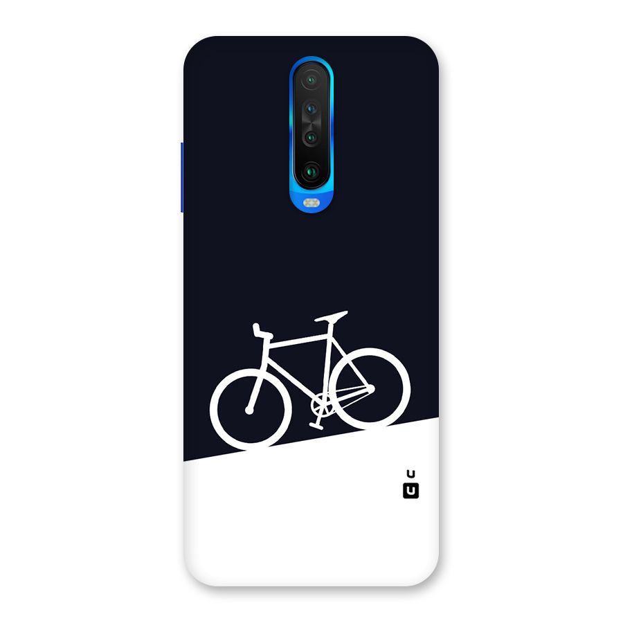 Bicycle Minimal Art Back Case for Poco X2