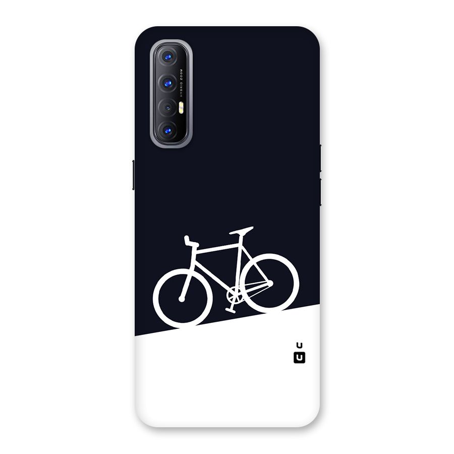 Bicycle Minimal Art Back Case for Reno3 Pro