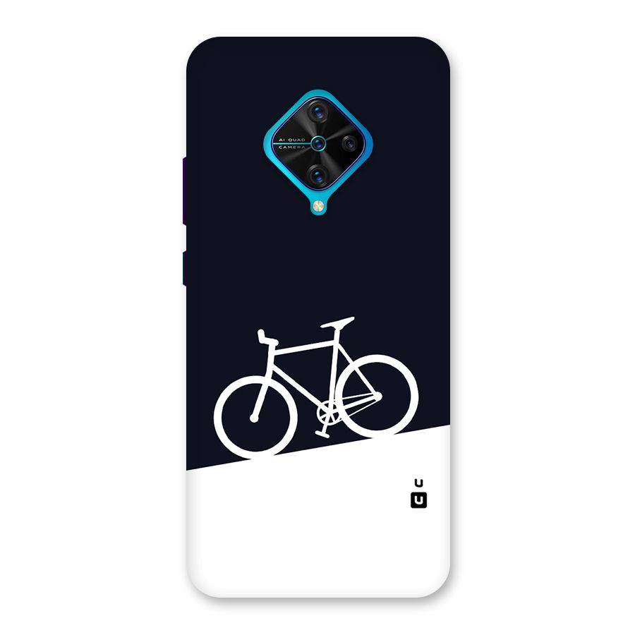 Bicycle Minimal Art Back Case for Vivo S1 Pro