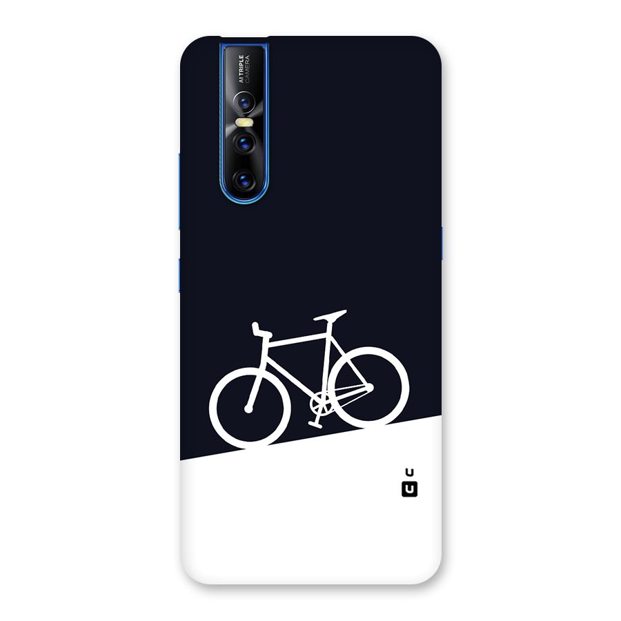 Bicycle Minimal Art Back Case for Vivo V15 Pro