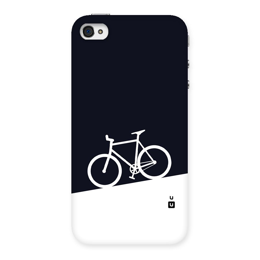 Bicycle Minimal Art Back Case for iPhone 4 4s