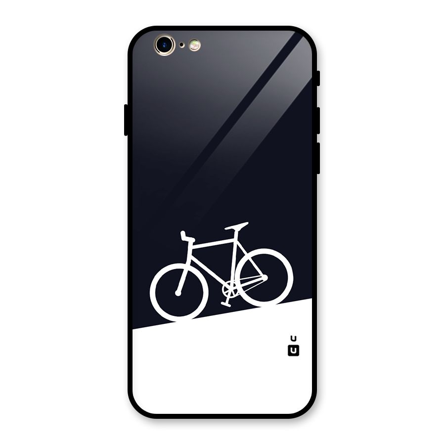 Bicycle Minimal Art Glass Back Case for iPhone 6 6S