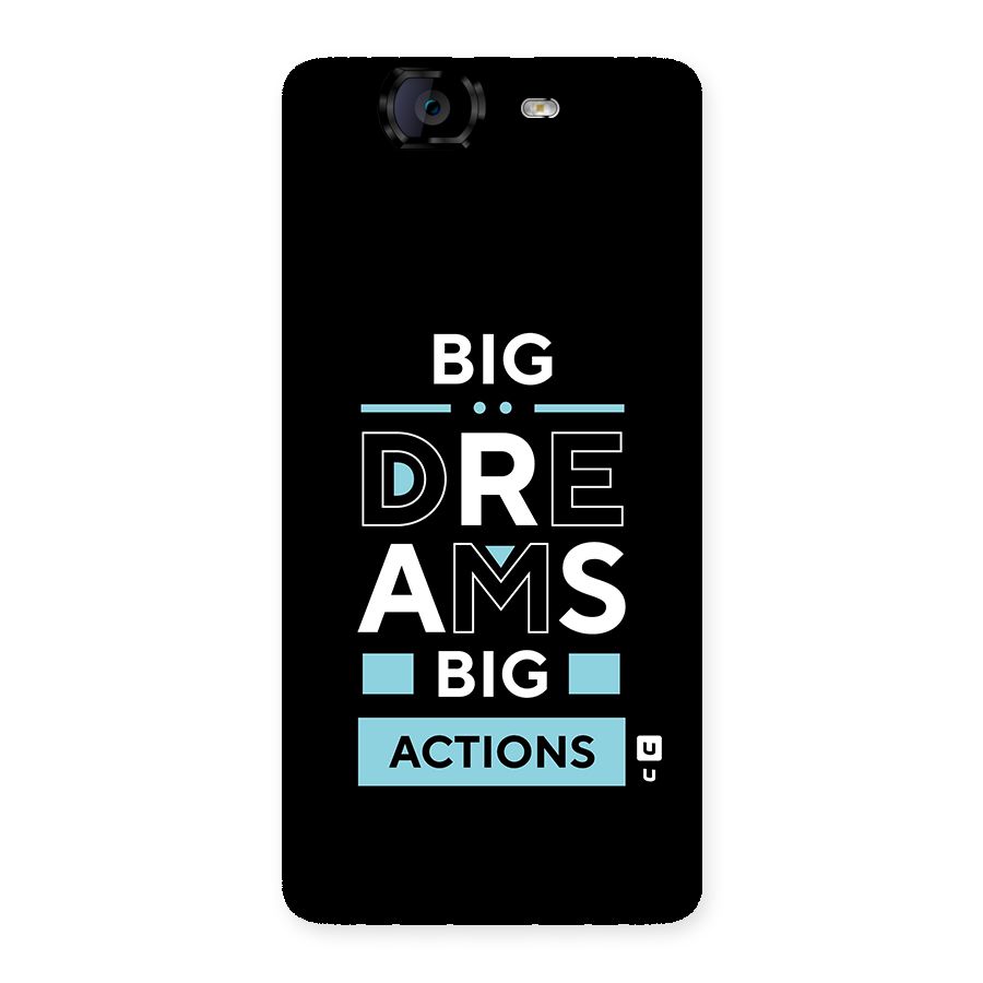 Big Dreams Big Actions Back Case for Canvas Knight A350