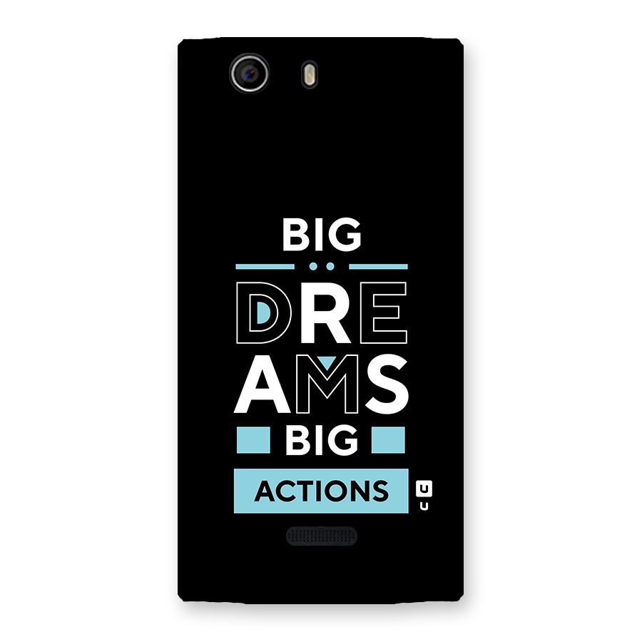 Big Dreams Big Actions Back Case for Canvas Nitro 2 E311