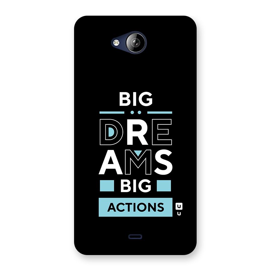 Big Dreams Big Actions Back Case for Canvas Play Q355