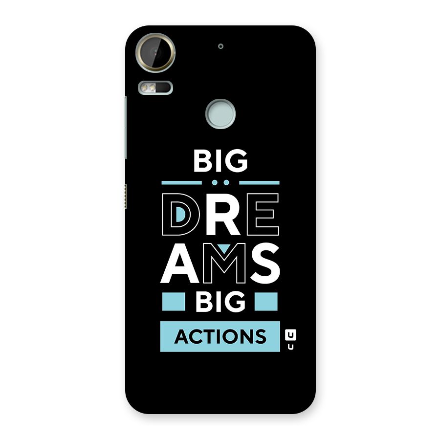 Big Dreams Big Actions Back Case for Desire 10 Pro