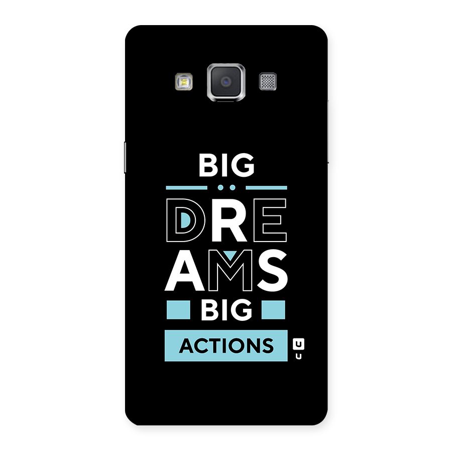 Big Dreams Big Actions Back Case for Galaxy Grand Max