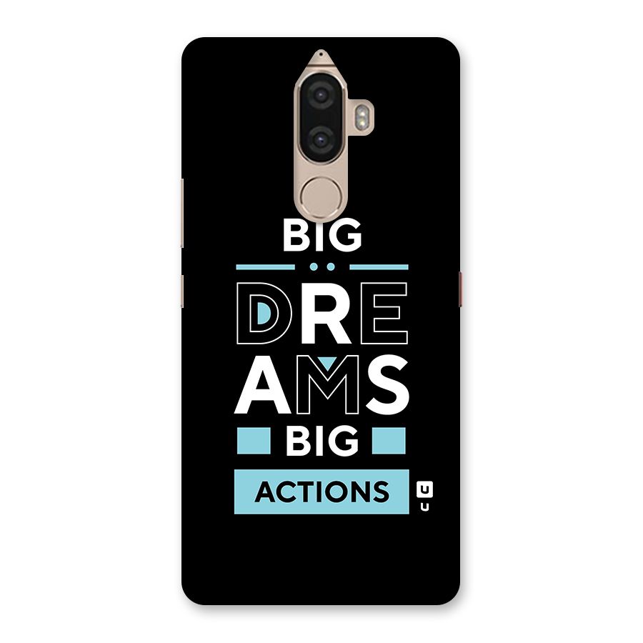 Big Dreams Big Actions Back Case for Lenovo K8 Note