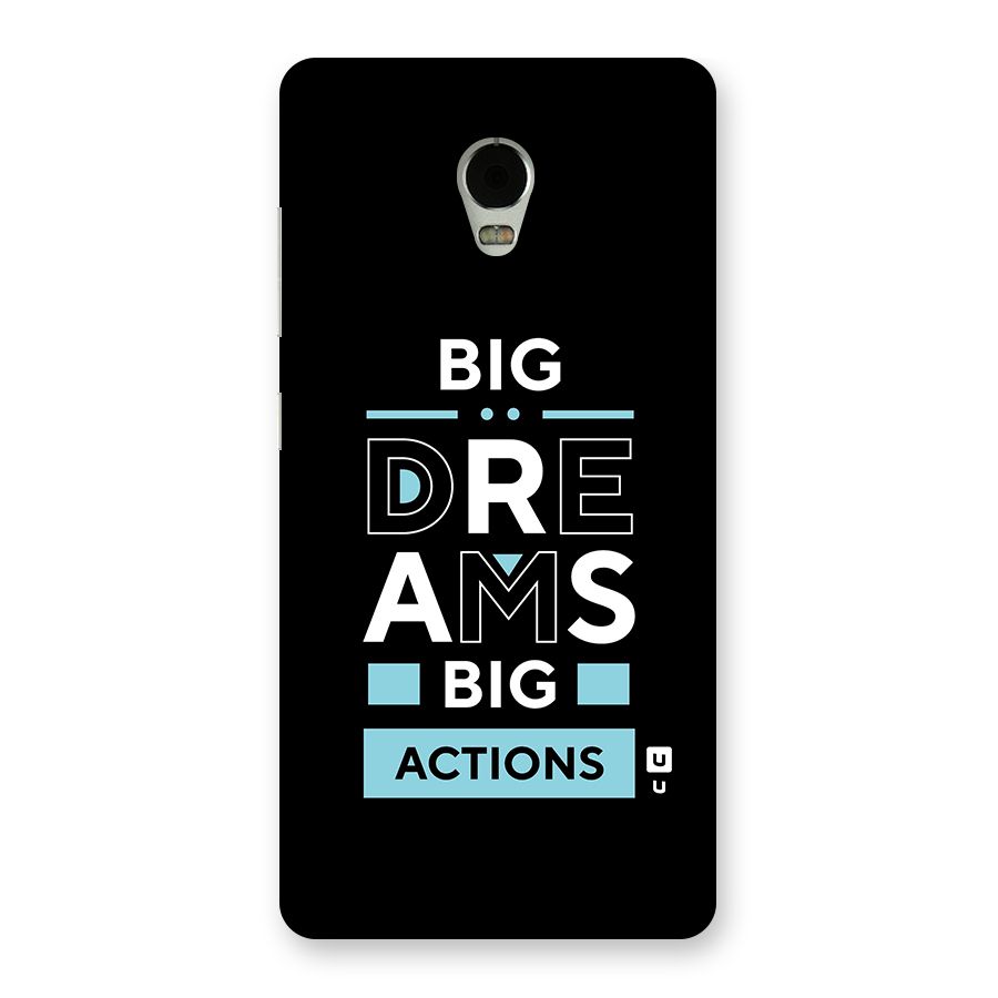 Big Dreams Big Actions Back Case for Lenovo Vibe P1