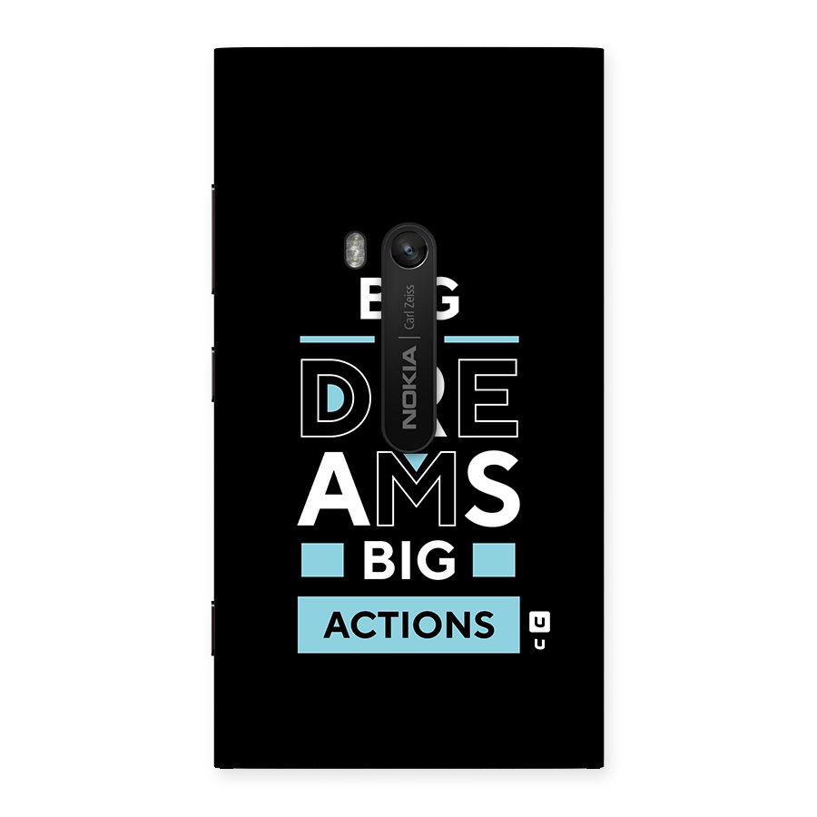 Big Dreams Big Actions Back Case for Lumia 920