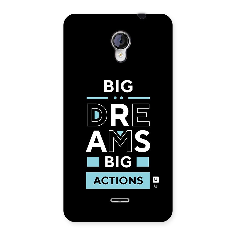 Big Dreams Big Actions Back Case for Micromax Unite 2 A106