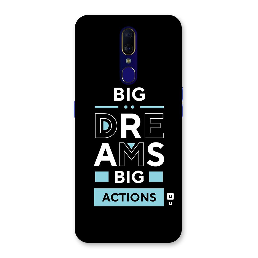 Big Dreams Big Actions Back Case for Oppo A9
