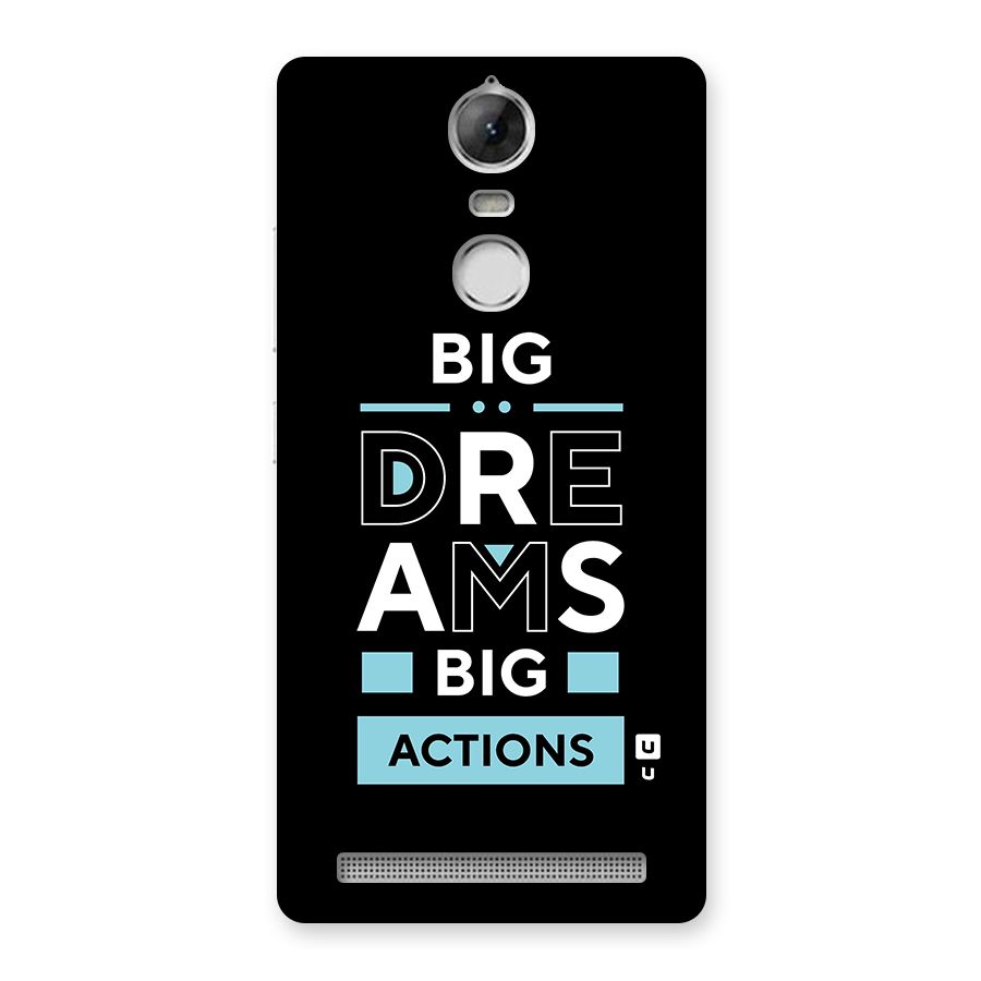 Big Dreams Big Actions Back Case for Vibe K5 Note