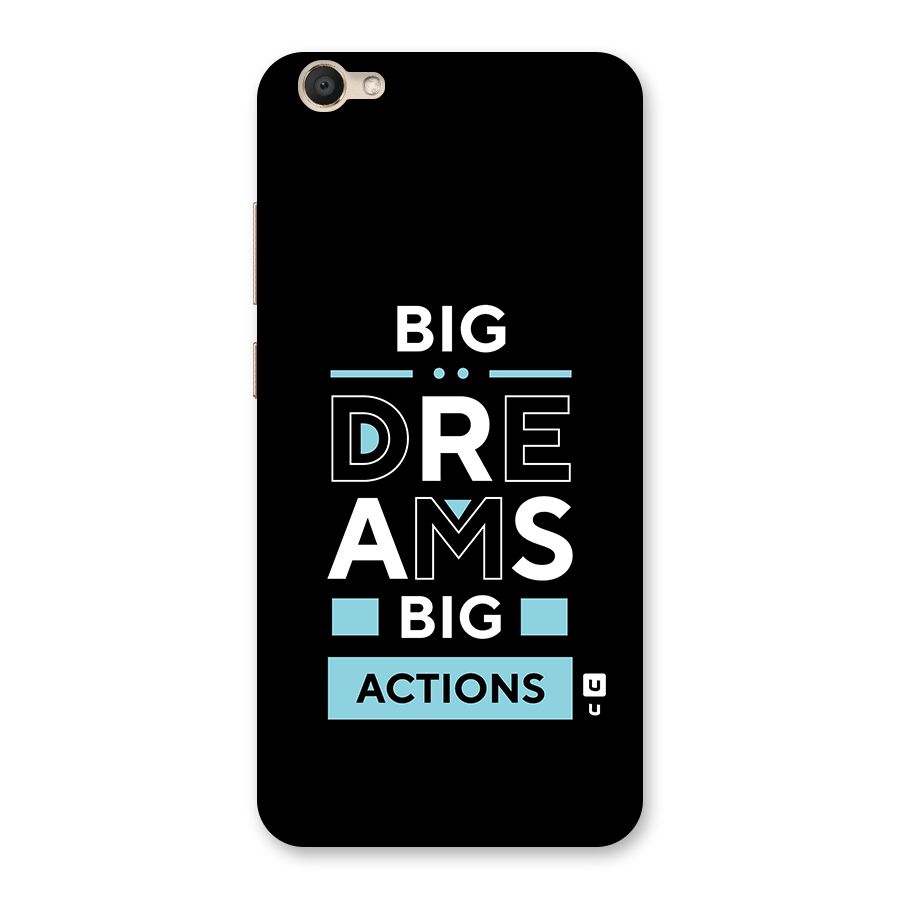 Big Dreams Big Actions Back Case for Vivo V5