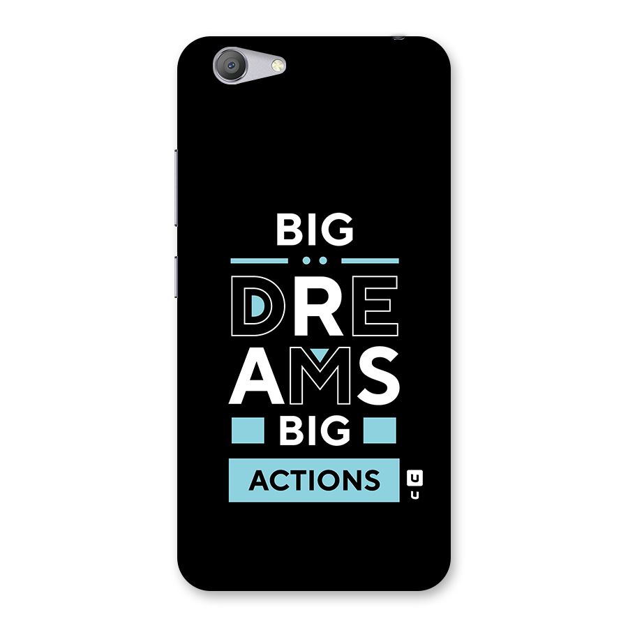 Big Dreams Big Actions Back Case for Vivo Y53