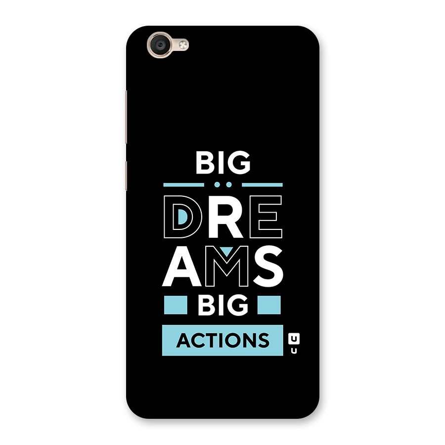 Big Dreams Big Actions Back Case for Vivo Y55