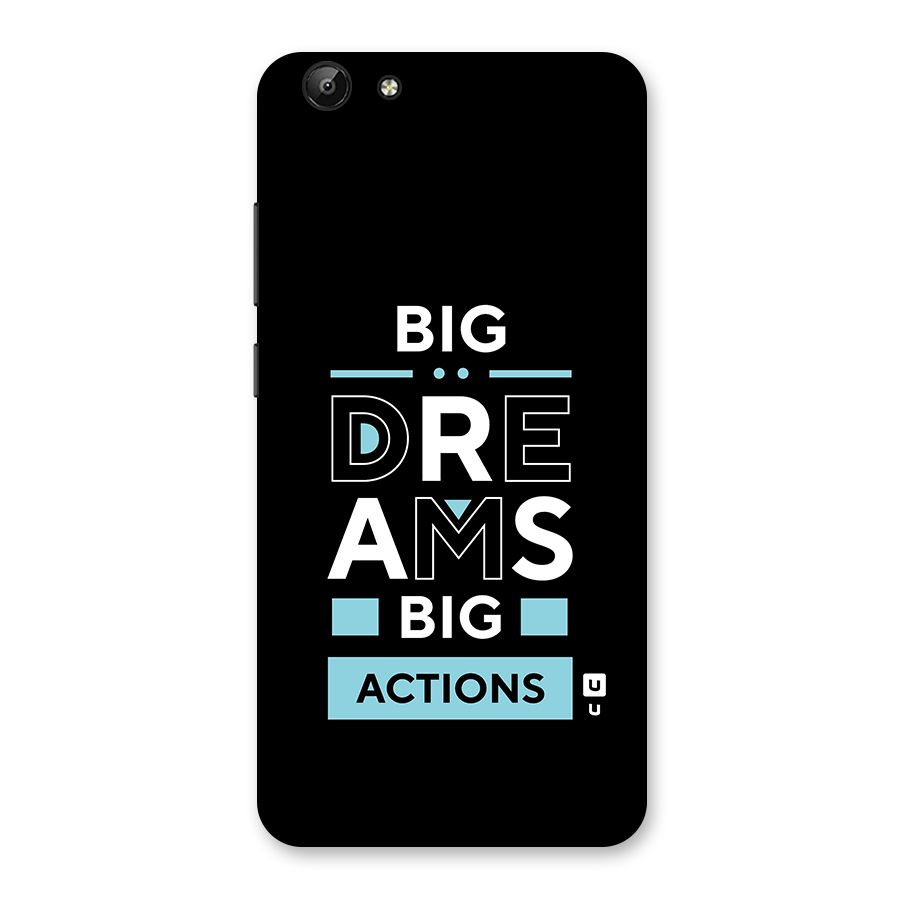 Big Dreams Big Actions Back Case for Vivo Y69