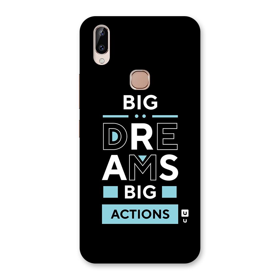 Big Dreams Big Actions Back Case for Vivo Y83 Pro