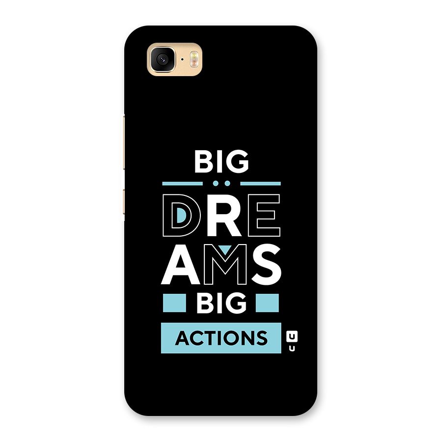 Big Dreams Big Actions Back Case for Zenfone 3s Max