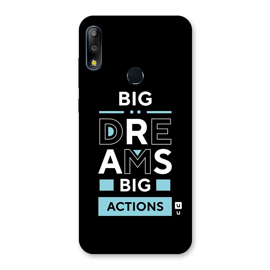 Big Dreams Big Actions Back Case for Zenfone Max Pro M2