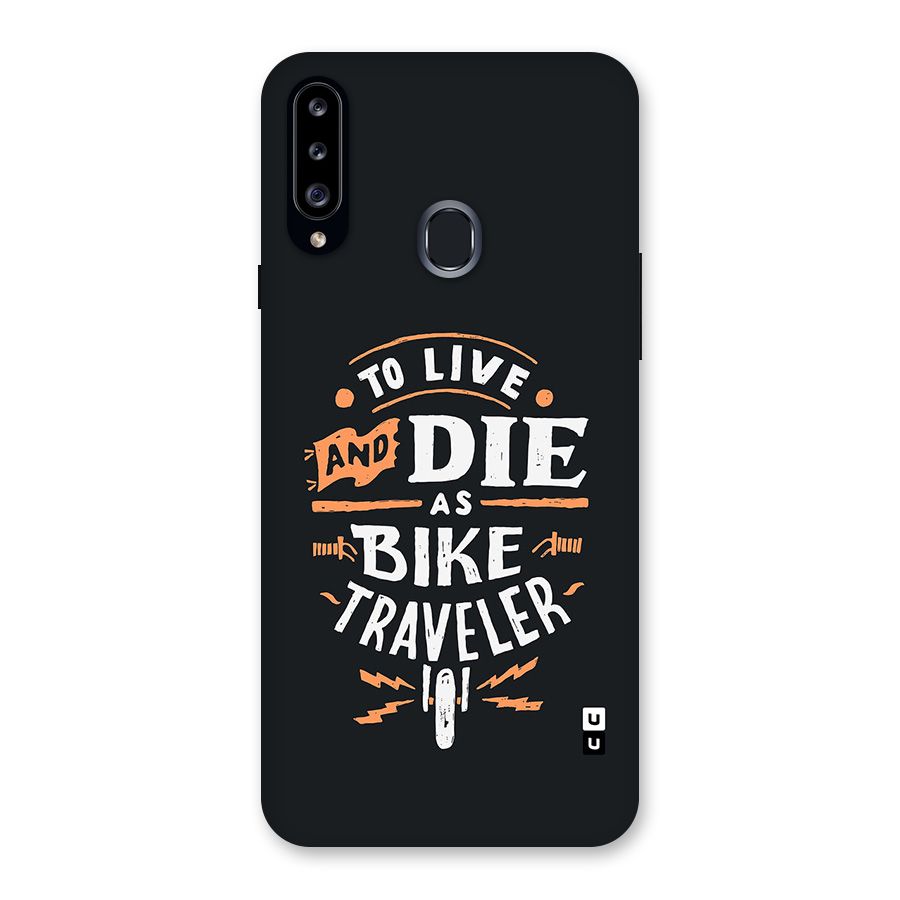 Bike Traveler Back Case for Galaxy A20s
