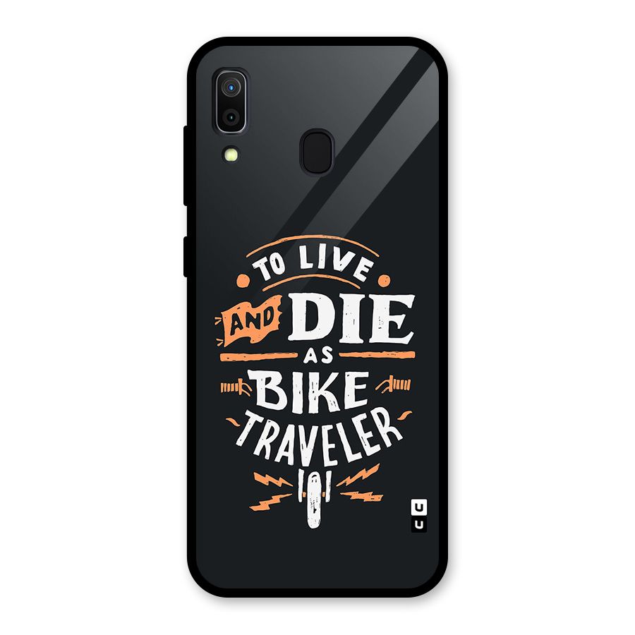 Bike Traveler Glass Back Case for Galaxy A30