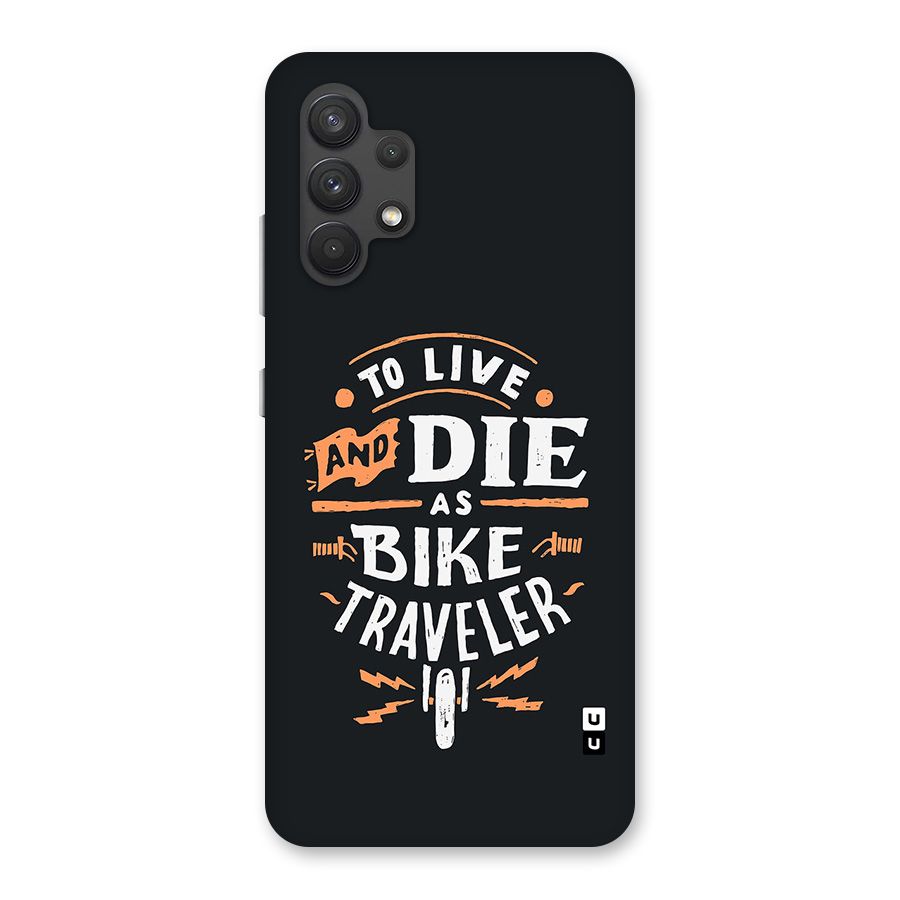 Bike Traveler Glass Back Case for Galaxy A32