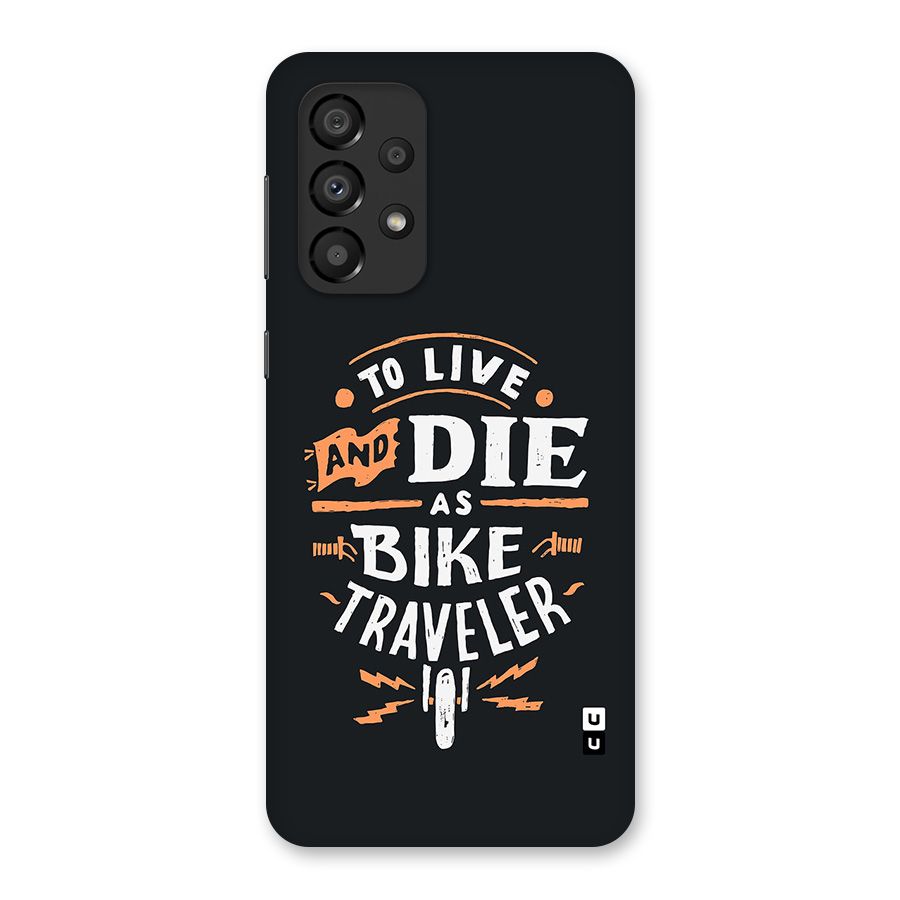 Bike Traveler Glass Back Case for Galaxy A33 5G