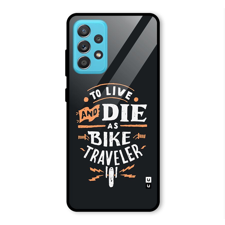 Bike Traveler Glass Back Case for Galaxy A52