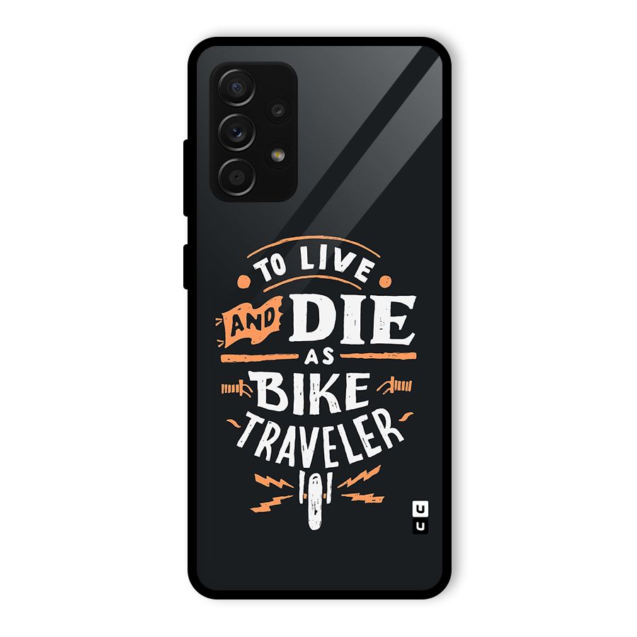 Bike Traveler Glass Back Case for Galaxy A53 5G